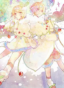 VOCALOID 镜音双子 镜音连 镜音铃 歌姬 美少女 动漫 二次元 萌 可爱 梦幻 唯美 头像 女孩 插画 壁纸 pixiv p站 id=3753103 (´･ω･`) by畩箂_二次元