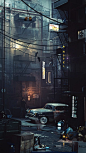 NYC 90's, James O'Brien (Vadim Ignatiev) : Artwork made in Blender , render Cycles