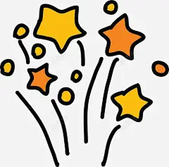 简笔画小星星 创意素材