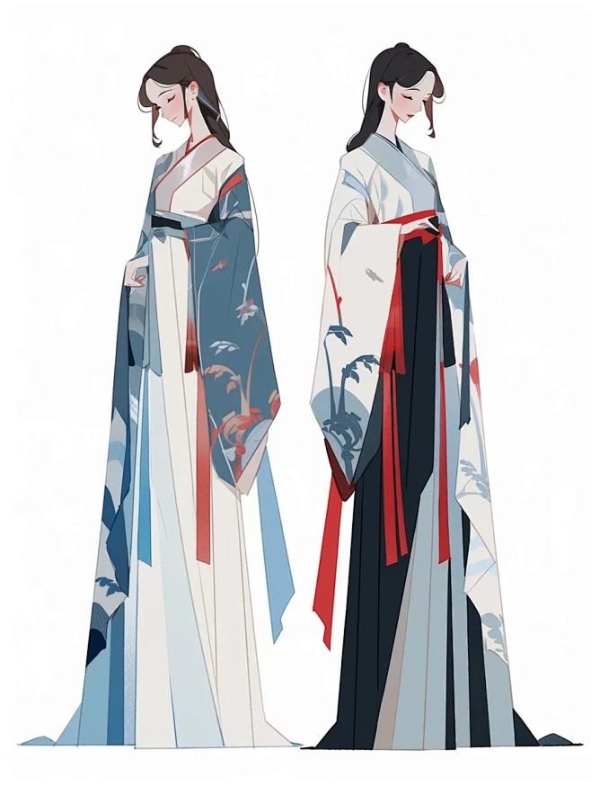 古风oc参考，清雅大小姐，免服-花瓣网