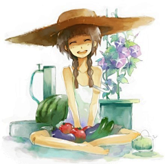 \(^o^)/~懒小聪头采集到插画~手绘