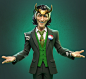 Loki - Stylized, Joydeep Bairagi : Hey guys, here's some fan arts of Loki I made recently. I had so much fun making these. Hope you guys like it.