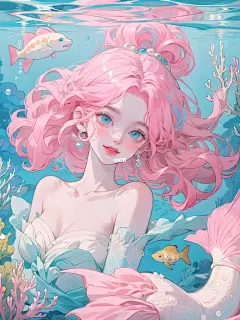 海的女儿·人鱼公主丨女生头像