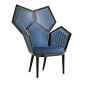 Lui 5/A Blue Armchair by Philippe Bestenheider - Shop Fratelli Boffi online at Artemest