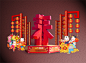 春节造型和红灯笼_其它 - 素材中国_素材CNN