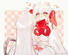 #杀生丸# #犬夜叉#  大狗子和二狗子太可爱了twi：oooofftz ​​​​