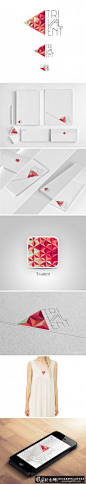 Trivalent 品牌形象设计 简约风格Trivalent 品牌logo设计 高档Trivalent 品牌卡片名片