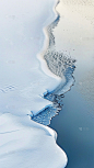 冬季节气简约雪地冰河湖泊背景