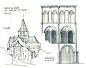 国外大师建筑手绘 素描 速写 绘画 (11)