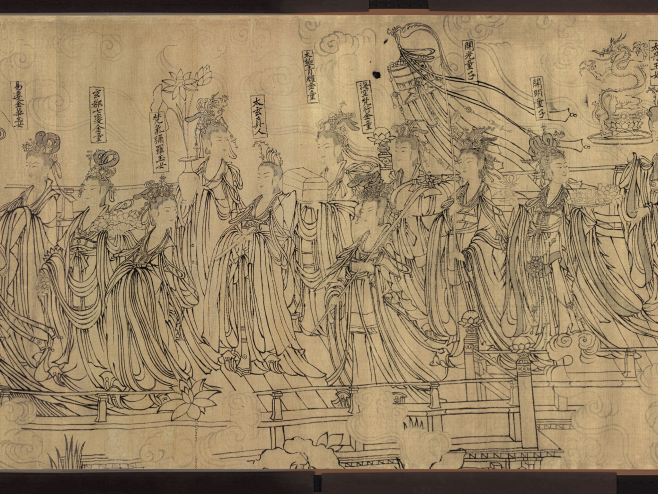 北宋 武宗元-朝元仙仗图局部