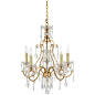 Wildwood Gold And Crystals Chandelier