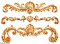 源文件-金色欧式边框花纹装饰元素房地产PNG免扣设计素材