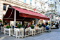 The Sacher Hotel, Vienna, Austria - restaurant coffee shop patio - I love this place!