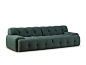 BLOGGER 3 | Sofa By Roche Bobois design Studio Memo : Download catalogue and price list of Blogger 3 | sofa By roche bobois, tufted fabric sofa design Studio Memo, blogger 3 Collection