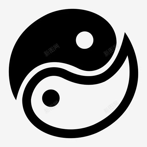 阴阳平衡佛陀图标 免费下载 页面网页 平面电商 创意素材-花瓣网