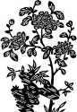 海棠花图片素材AI素材|白描|传统图案|传统文化|花草|茂盛|生长|矢量素材|艺术|植物|中国元素