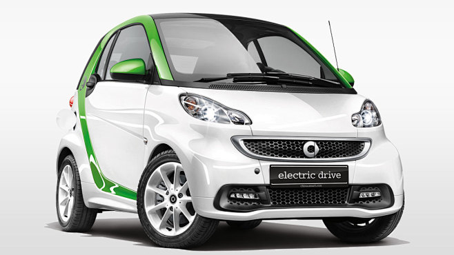 新款奔驰smart fortwo电动版|...