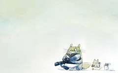 简单温馨的龙猫壁纸|龙猫壁纸 - 龙猫社区网 - 中国龙猫信息交流论坛