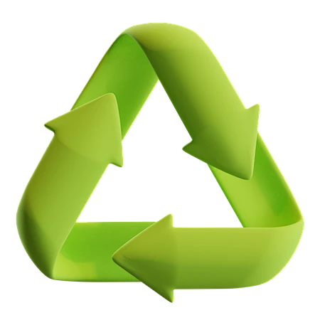 Recycle 3D Illustration-花瓣网