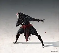 Shadow Warrior影子武士角色设计手绘 [16P]-美术插画