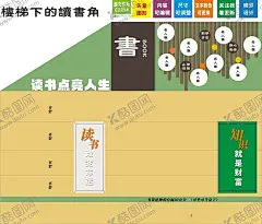 楼梯下的读书角 【酷图网】校园文化宣传,宣传栏,学习园地,学校宣传栏,形象墙,学生简价,荣誉墙,幼儿园文化,班级评比,展示板,班级展示栏,班级文化,班级文化墙,学校文化墙,读书一角,校园文化墙,可爱班级,卡通班级,卡通可爱卡通,素材,班级模板,风采展示,卡通书籍,设计,文化艺术,绘画书法,广告设计,展板模板,CDRX4