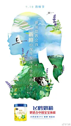 飞鹤-母婴用品品牌设计海报