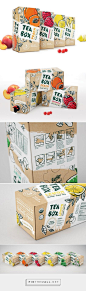 Tea In A Box - Packaging of the World - Creative Package Design Gallery - http://www.packagingoftheworld.com/2016/06/tea-in-box.html: 