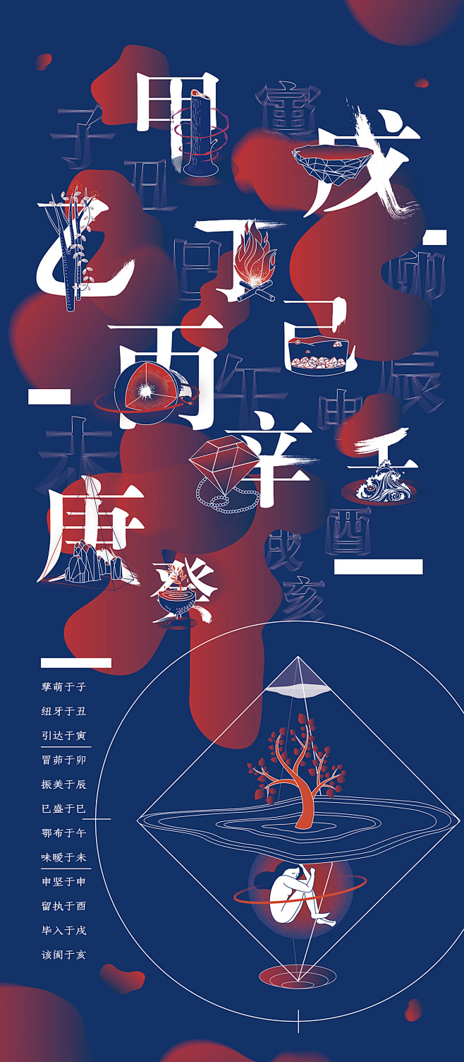 天干地支 on Behance