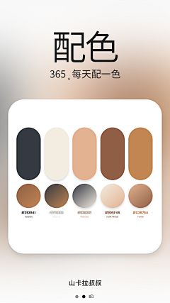 水沉木采集到个人-配色