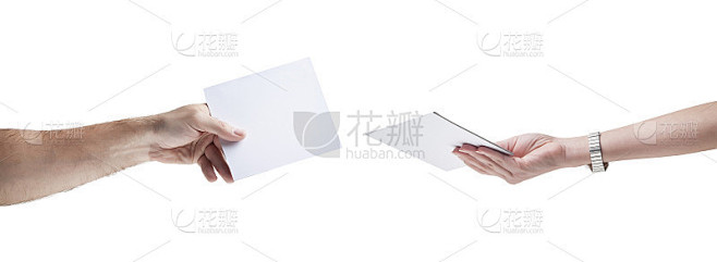 手牵着手，递一张白纸