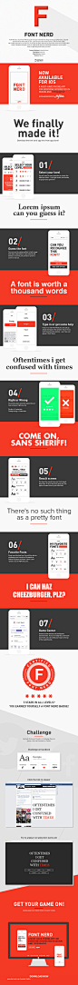 Font Nerd for iOS on App Design Served