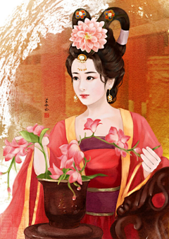 宋宋songj🌟采集到古风手绘人物