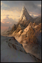 Bunch of mountain painting., Quentin Mabille : No photobash.