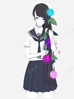 卡通女孩 平面电商 创意素材
