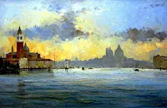 David Howell 水彩插画欣赏 风景 英国 水彩 旅行 手绘 城市 唯美 