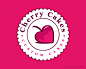 标志说明：国外樱桃蛋糕店logo设计欣赏。——logo圈