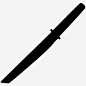 剑武器固体图标图标_88ICON https://88icon.com 剑 武器固体图标