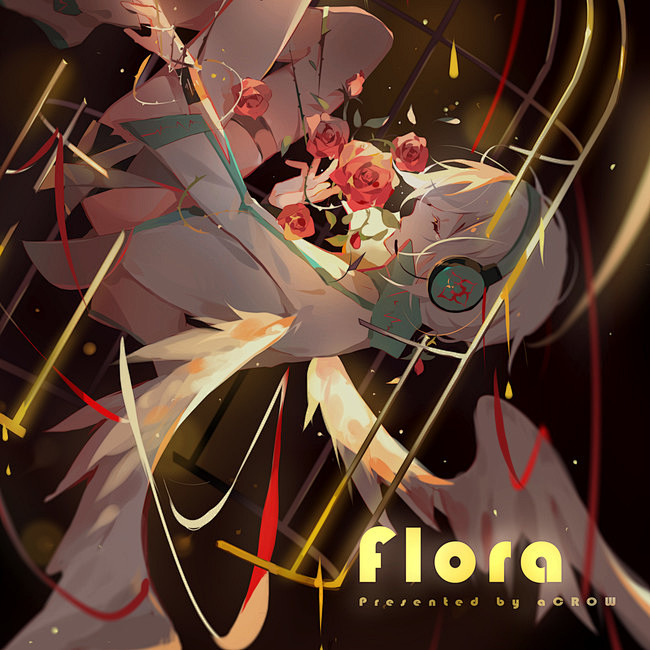 灰乌鸦个人言和主题周边『Flora』明信...