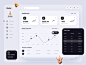 Wallet Dashboard Design ux uiux interface financial finance dashboad app admin design