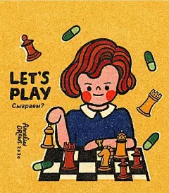 Procreate超话
独特复古风格，线条风插画。
韩国插画师anneliesdraws作品。 ​​​​