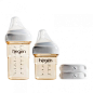 Hegen PCTO™ Basic Starter Kit PPSU - Hegen Online Store : What's included: 1 x Hegen PCTO™ 240ml/8oz Feeding Bottle with Medium Flow Teat 1 x Hegen PCTO™ 150ml/5oz Feeding Bottle with Slow Flow Teat 2 x Hegen PCTO™ Breast Milk Storage Lids (White)   Descr