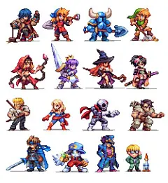 Another collection of new Card Gallery sprites!-花瓣网
