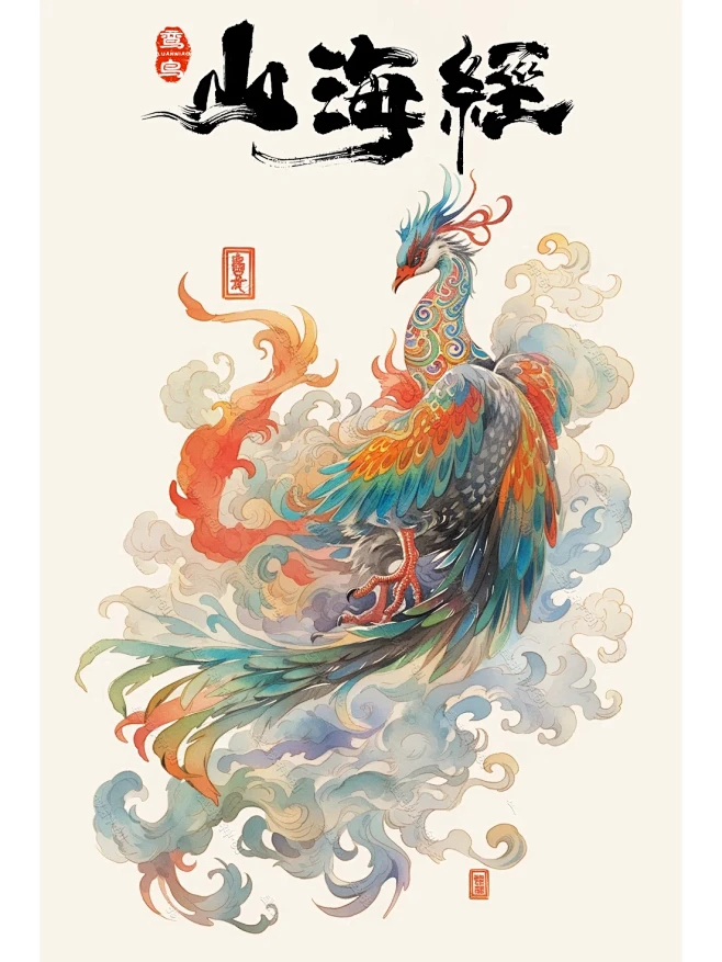 『鸾鸟』山海经中最祥瑞的神鸟！