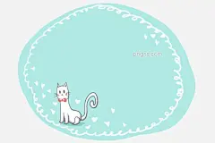 唯美蓝色边框插画图片大小3000x2000px 图片尺寸1.99 MB 来自PNG搜索网 pngss.com 免费免扣png素材下载！白色小猫#边框#边框插图#蓝色#蓝色边框插画#猫咪边框#唯美边框#纹理边框#
