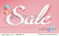 Paper art of Sale calligraphy hand lettering, discount concept and background, vector art and illustration.