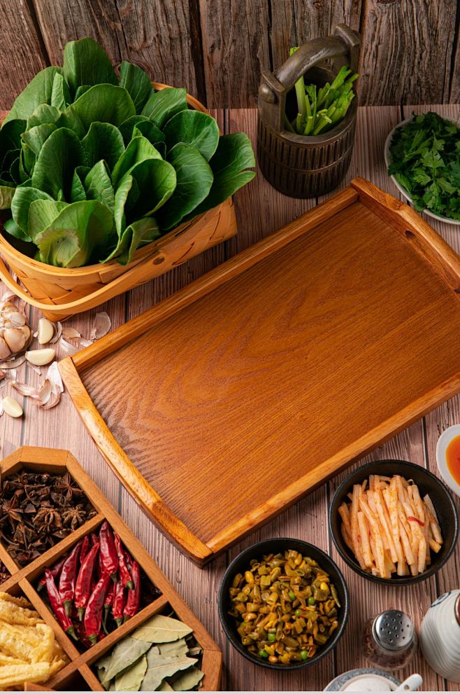 厨房准备食材食物布景物品摄影图片-众图网