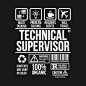 Technical Supervisor T-shirt | Job Profession | #DW - Technical Supervisor - T-Shirt | TeePublic