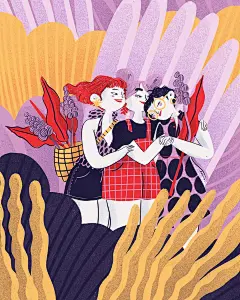 CaribayM.Benavides|配色大胆人物有趣-古田路9号-品牌创意/版权保护平台