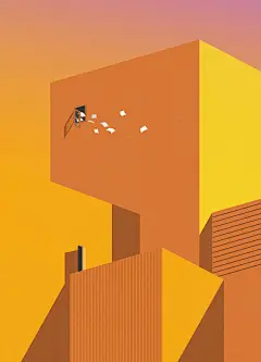扁平化风景插画 (19)
