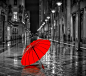 General 1440x1280 umbrella selective coloring city